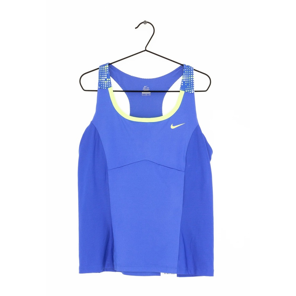 Nike Dri-FIT Athletic Tank Top Racerback Sleeveless Blue Activewear Womens‎ XS